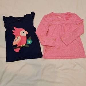 5/$20 Two girl's tops Sz 5
